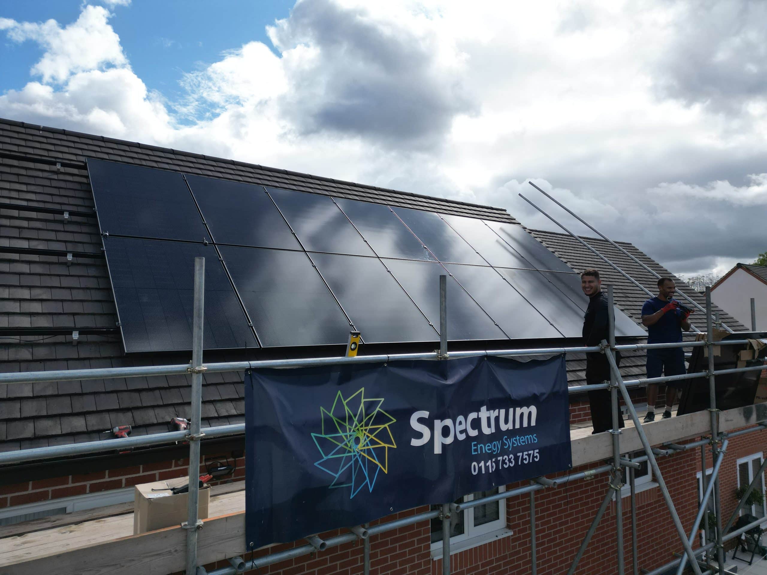 Monocrystalline solar PV panels commercial building UK