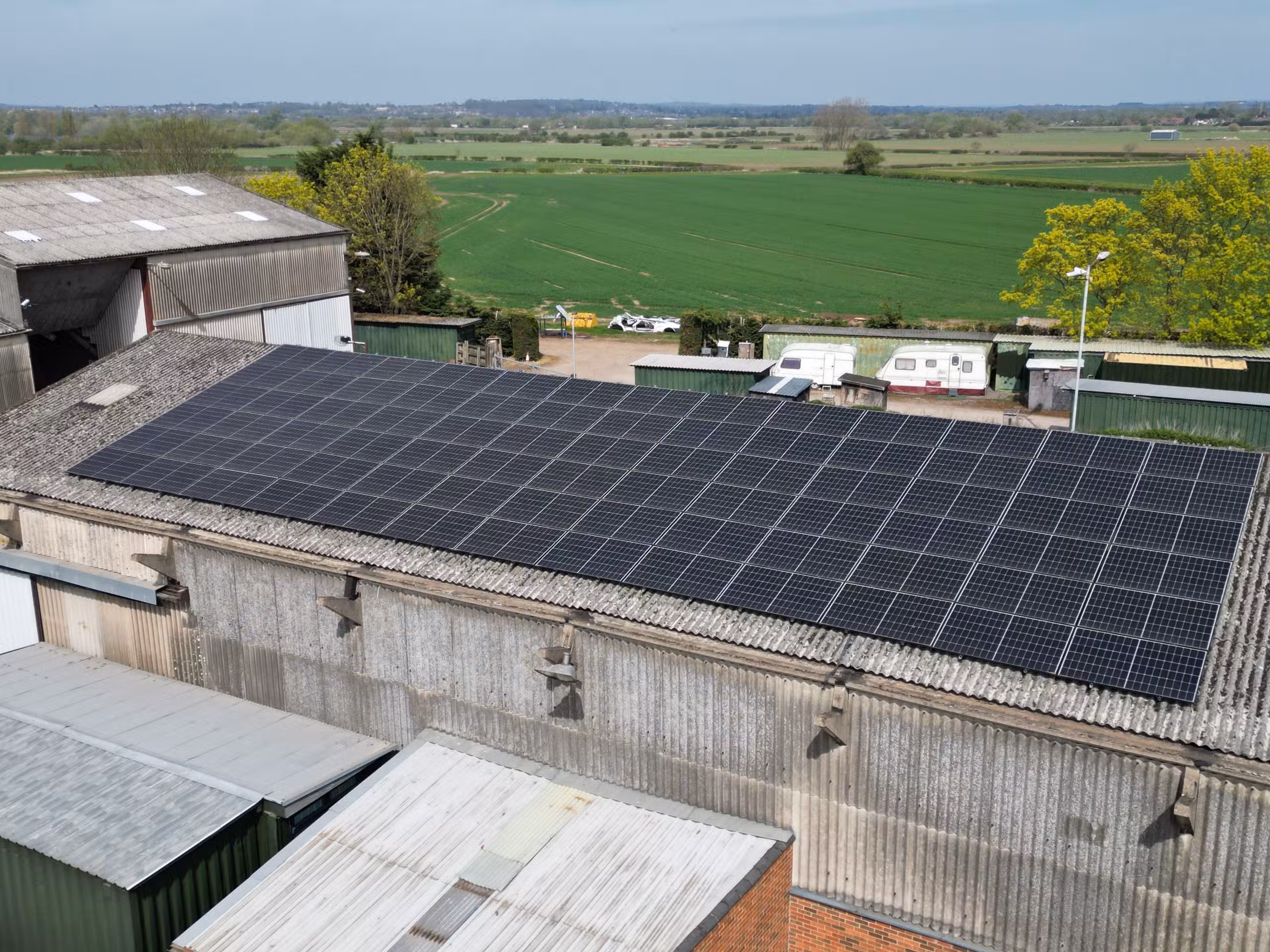 Solar tiles on Victorian terraced house conservation area