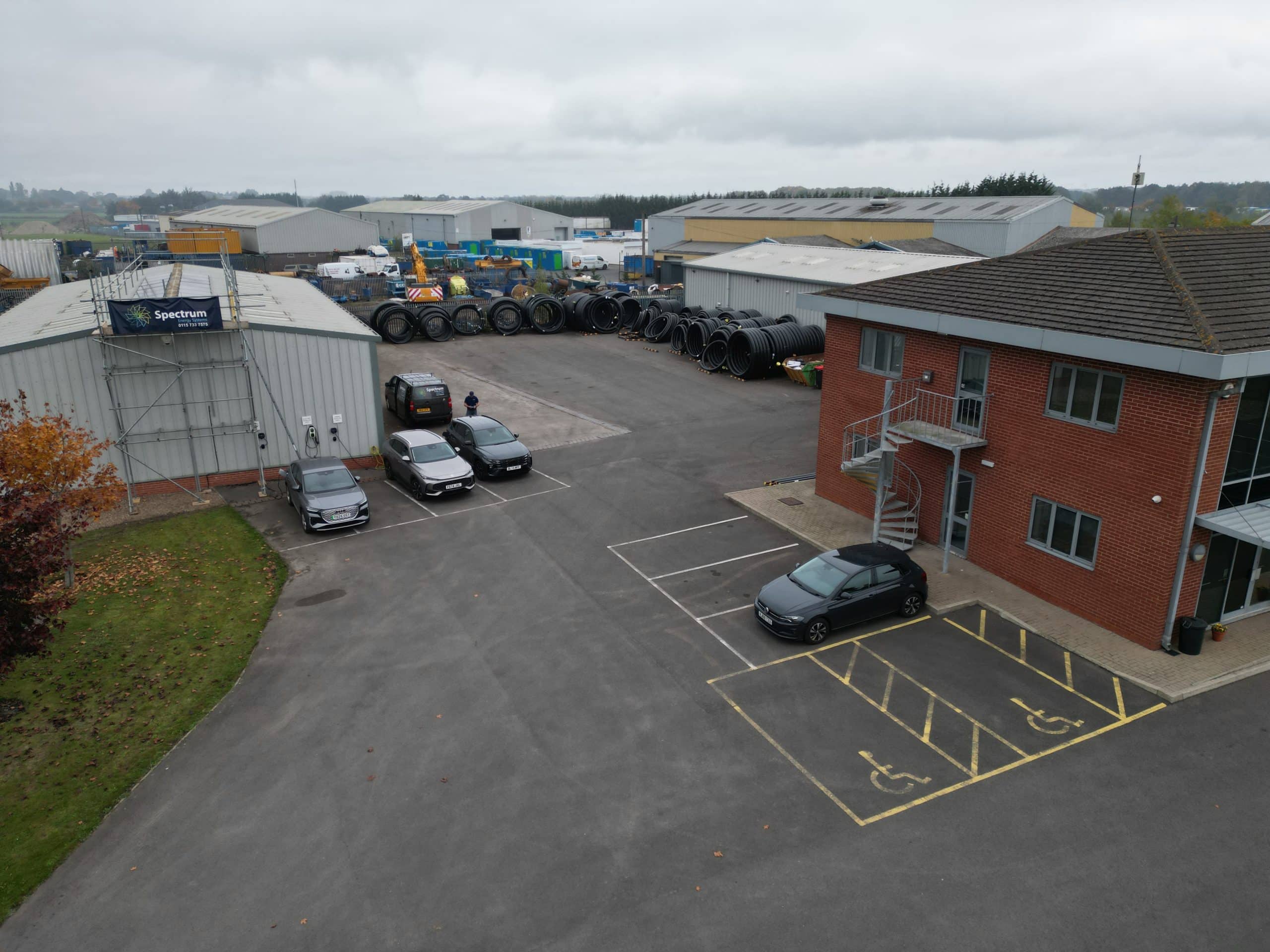 Solar PV panels installed on roof during cloudy weather conditions
