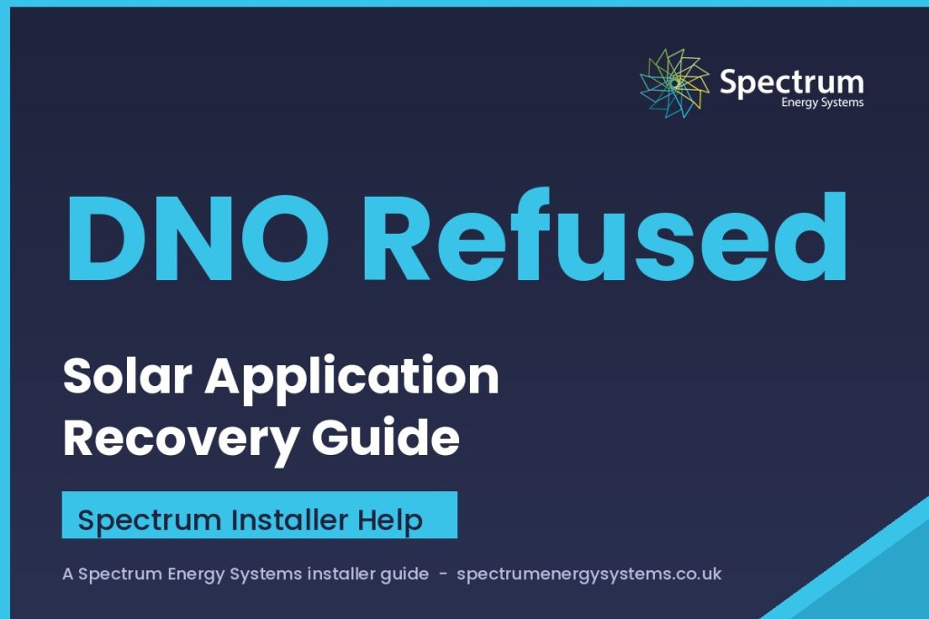 DNO refused your solar application — Spectrum Energy Systems recovery guide