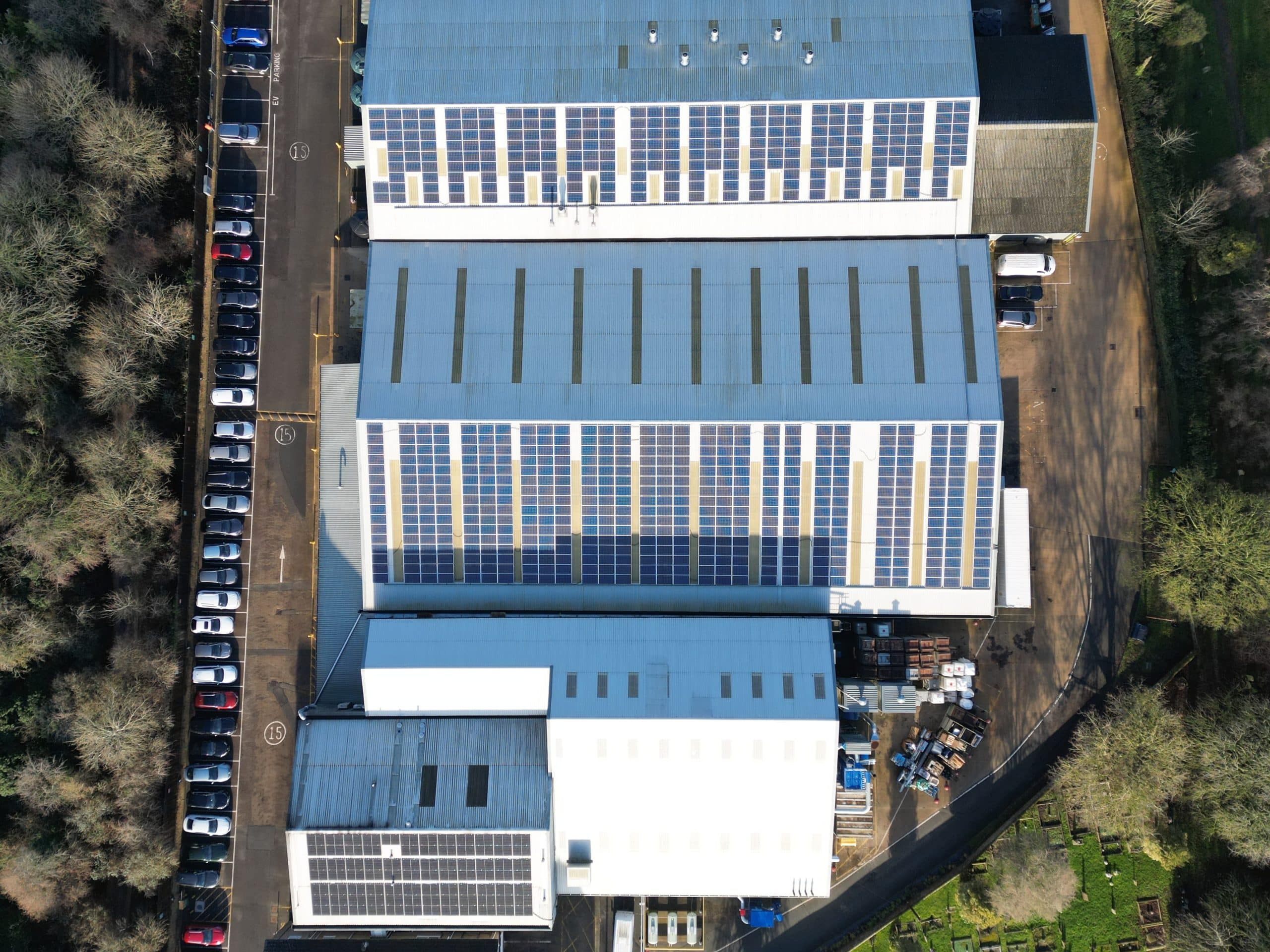 SFI solar funding — 177Kwp Solar Pv Roof Array (Spectrum Energy Systems UK installation)