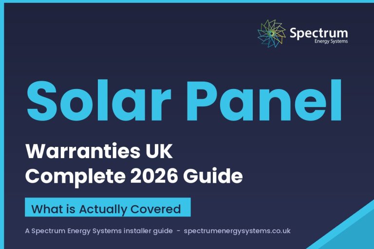 Solar Panel Warranties UK — Spectrum Energy Systems complete 2026 guide to what is actually covered