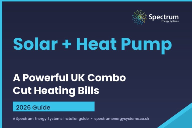 Solar PV with heat pump UK 2026 — Spectrum Energy Systems domestic install