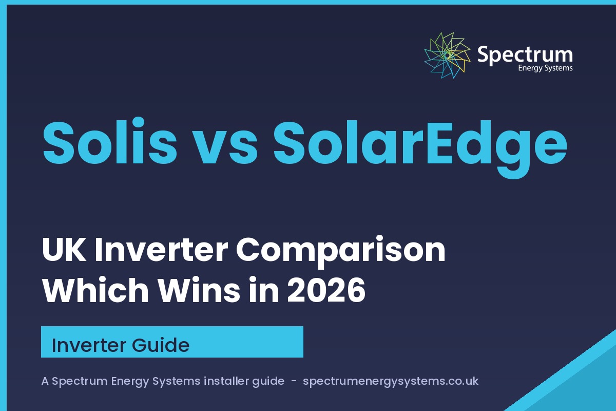 Solis vs SolarEdge inverter comparison for UK solar — Spectrum Energy Systems