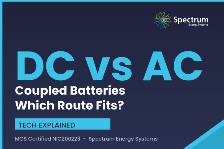 DC-coupled vs AC-coupled solar batteries explained by Spectrum Energy Systems