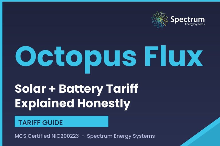 Octopus Flux tariff explained for solar and battery homes by Spectrum Energy Systems