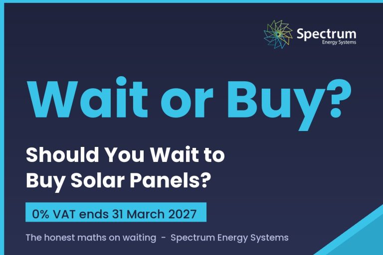 Should you wait to buy solar panels or get them now, the honest answer from Spectrum Energy Systems