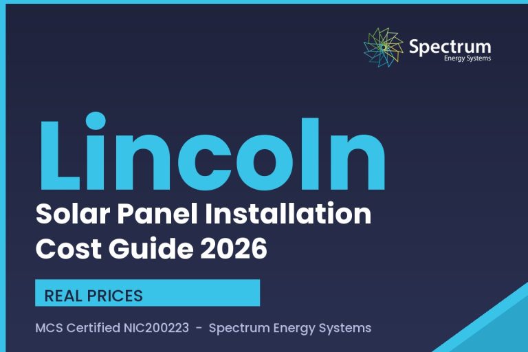 Solar panel installation cost Lincoln 2026 guide with real all-in prices from Spectrum Energy Systems