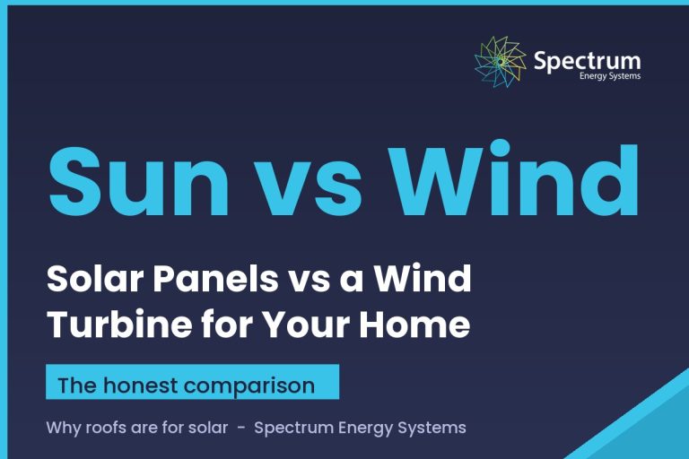 Solar panels vs wind turbine for UK homes, the honest comparison from Spectrum Energy Systems