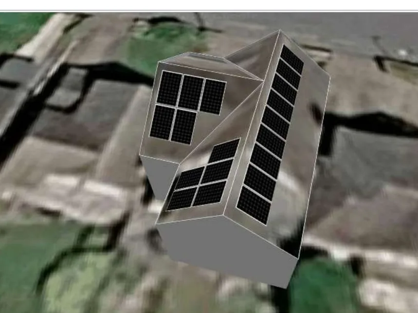 3D roof design showing 19 solar panels on a roof in Bingham, NG13